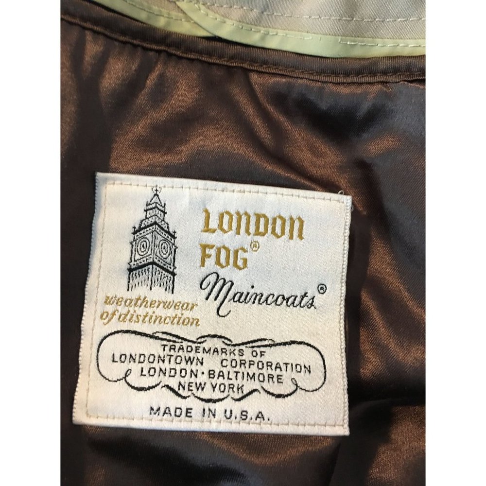 London Fog Men's Peacoat Size 44r - image 8